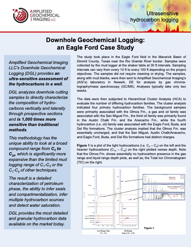 Downhole Geochemical Logging - an Eagle Ford Case Study