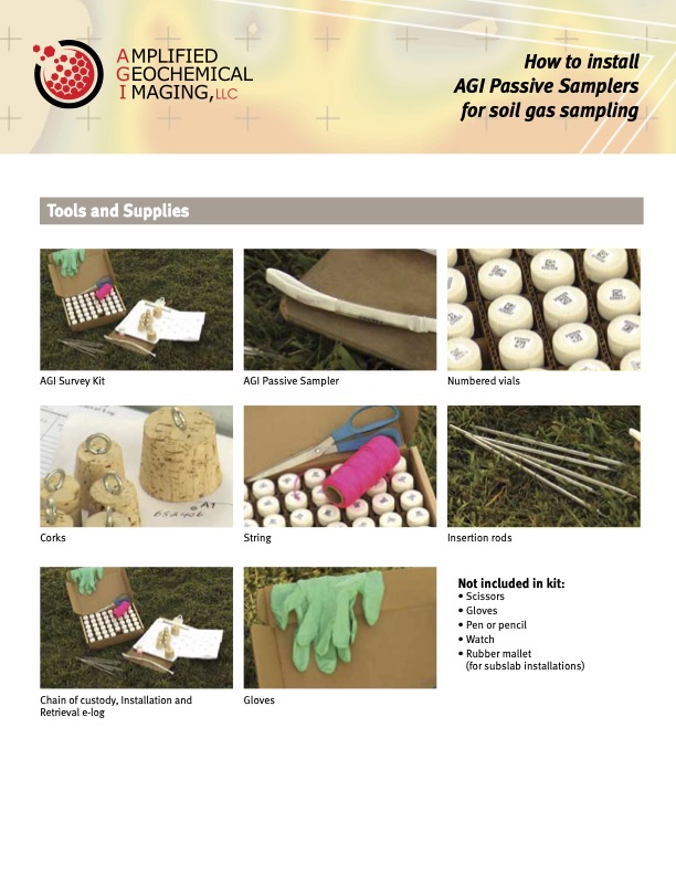 How to Install and Retrieve AGI Passive Samplers