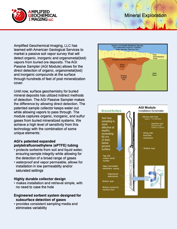 Mineral Exploration Brochure